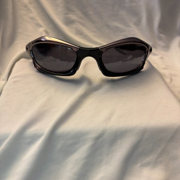 Vintage Oakley Splice Black Chrome with Black Iridium Lenses - Picture 1 of 4